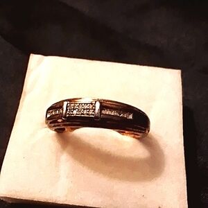 Men's diamond wedding band